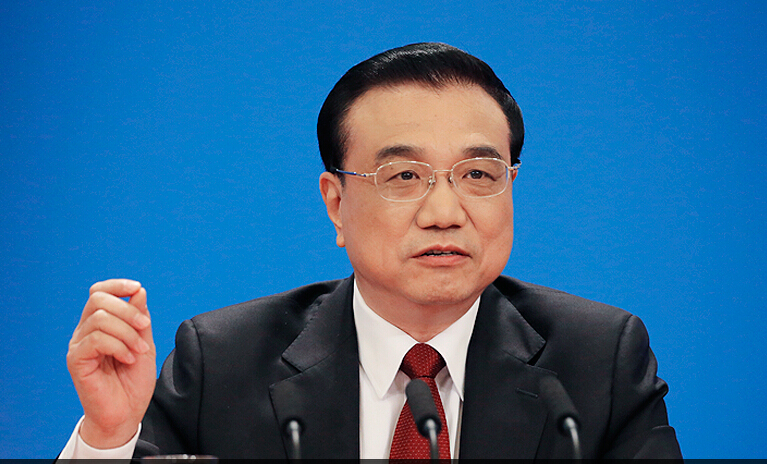 Chinese Premier Li Keqiang is hosting a press conference at the Great Hall of the People in Beijing, capital of China, March 16, 2016. 